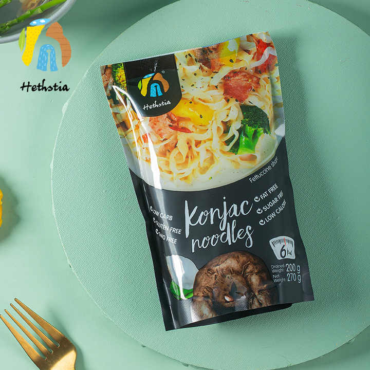 Low Price Guaranteed Quality Wholesale Konjac Noodles Fettuccine Shape Instant