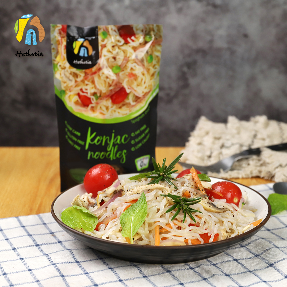 Wholesale Gelatinous Texture Vegan Healthy Zero Calorie Japanese Shirataki Konjac Noodles