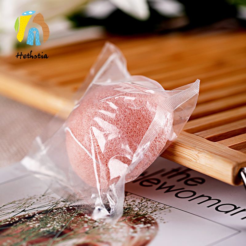 100% Natural vegetable fiber material konjac facial sponge