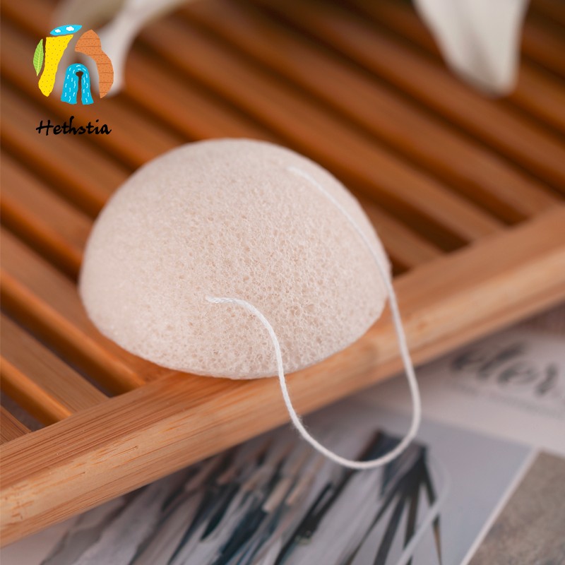 Wholesale 100% natural facial cosmetic puff konjac sponge