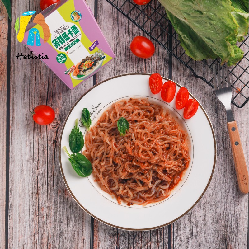 Provide Samples Customized Flavor Konjac Skinny Noodles Cup Instant Noodles