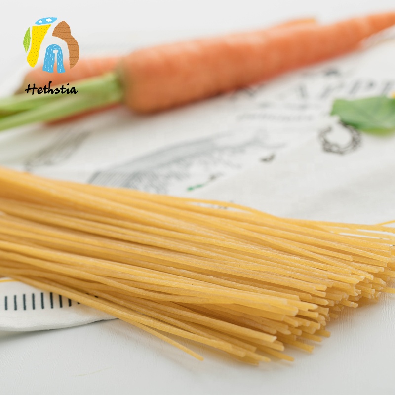 Keto gluten free food dried carrot dry konjac noodles rice shirataki instant spaghettis oem zero carb pasta low calories