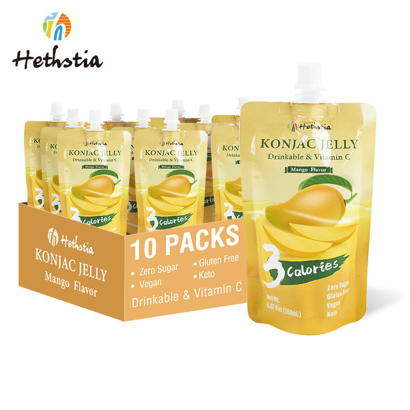 Collagen Peptide Orange Flavor Konjac Jelly Drink Slimming Slim Konnyaku Beauty Collagen Jelly