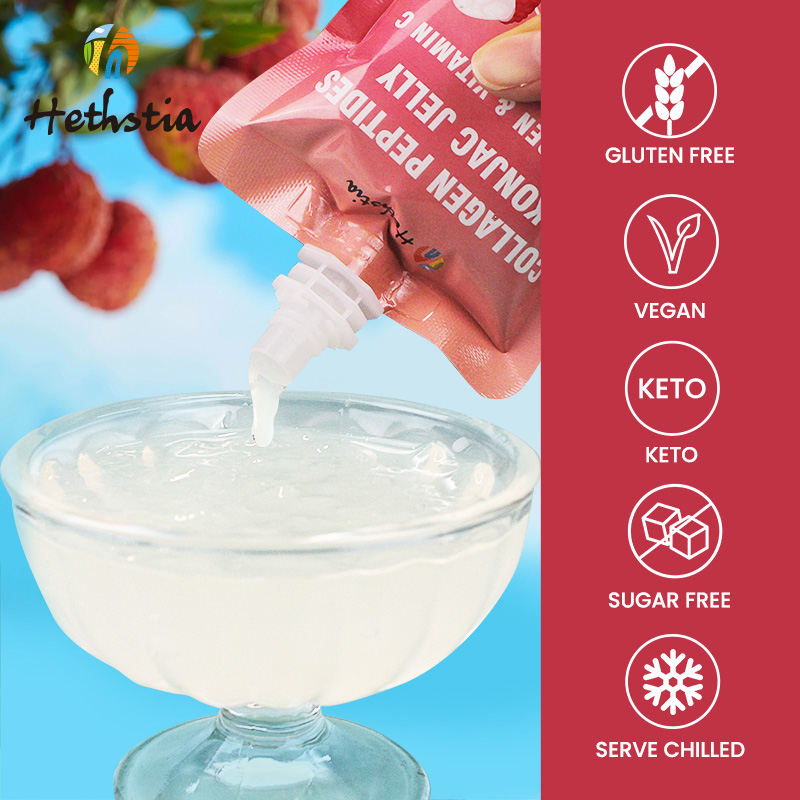 Healthy Natural Diet Supplement Foods 0 Sugar Low Calorie Drinkable Konjac Jelly