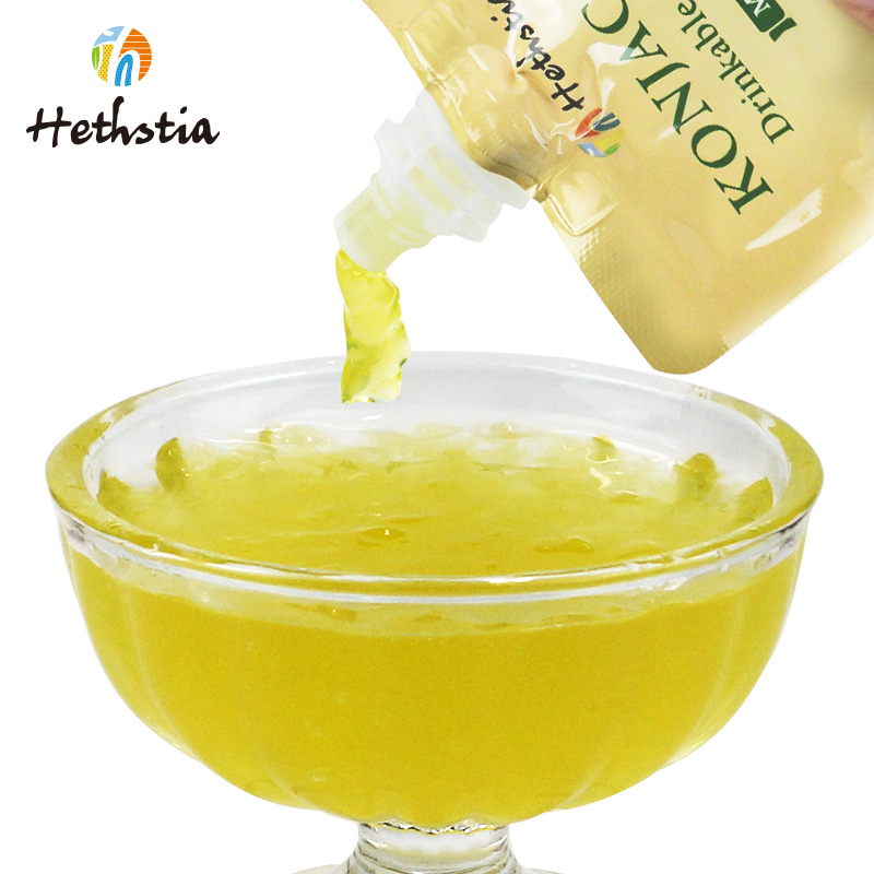 Mango Flavor Konjac Jelly Low Sugar Sugar Free Low Calories Fruit Flavor Konjac Jelly