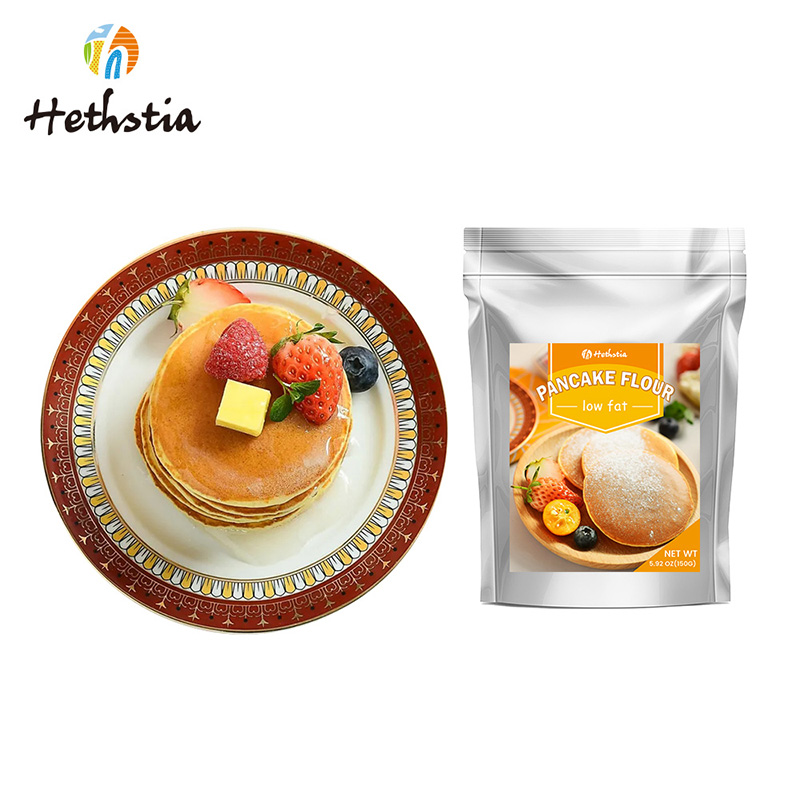 Hethstia Low Sugar Low Carb Pancake Flour Original Fluffy Pancake Waffle Mix