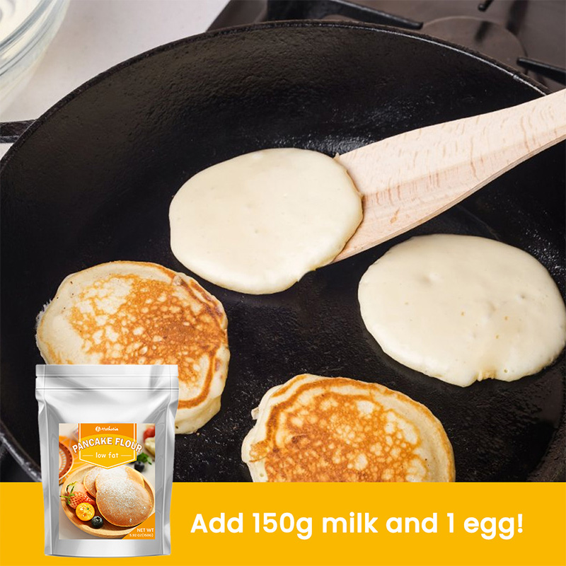 Hethstia Pancake Powder Keto Friendly Fluffy Pancake Waffle Mix For Home