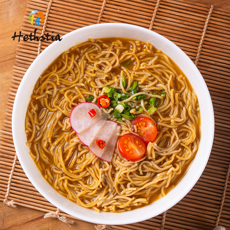 Spicy Beef Flavor Air Fried 32g Protein Healthy Vegan Instant High Protein Ramen Noodles